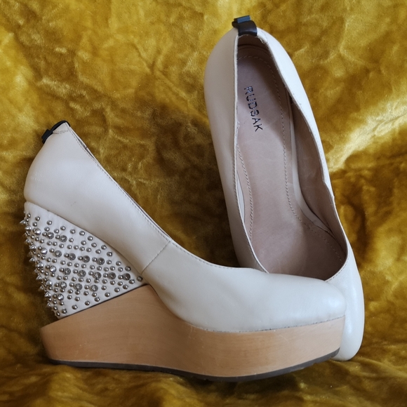 RUDSAK Studded Heel Wedges Size EU37 US 6 1/2 - Picture 2 of 12